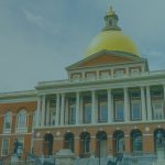 Front of Massachusetts State House